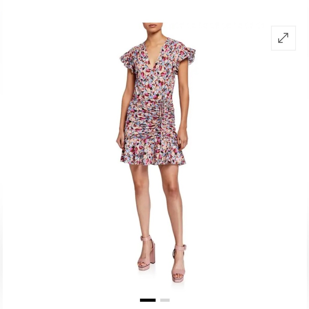 Veronica Beard Multicolor Floral Marla  Mini Dress size 8 nwt